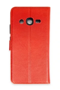 Samsung Galaxy J7 Kılıf Trend S Plus Kapaklı Kılıf - Kırmızı