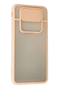 Samsung Galaxy J7 Prime Kılıf Palm Buzlu Kamera Sürgülü Silikon - Pembe