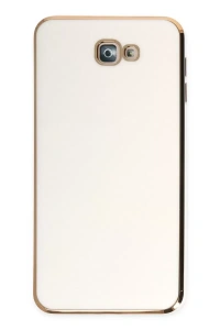 Samsung Galaxy J7 Prime Kılıf Volet Silikon - Beyaz