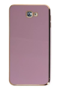 Samsung Galaxy J7 Prime Kılıf Volet Silikon - Mor