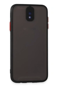 Samsung Galaxy J7 Pro / J730 Kılıf Montreal Silikon Kapak - Siyah