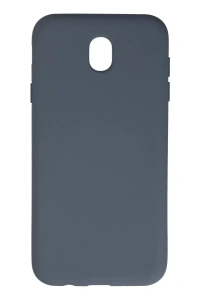 Samsung Galaxy J7 Pro / J730 Kılıf Nano içi Kadife Silikon - Gri