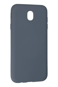 Samsung Galaxy J7 Pro / J730 Kılıf Nano içi Kadife Silikon - Gri