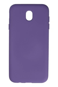 Samsung Galaxy J7 Pro / J730 Kılıf Nano içi Kadife Silikon - Mor
