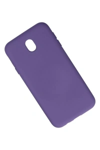 Samsung Galaxy J7 Pro / J730 Kılıf Nano içi Kadife Silikon - Mor