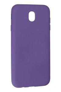 Samsung Galaxy J7 Pro / J730 Kılıf Nano içi Kadife Silikon - Mor