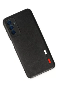 Samsung Galaxy M13 Kılıf Loop Deri Silikon - Siyah