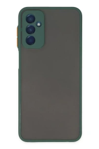 Samsung Galaxy M13 Kılıf Montreal Silikon Kapak - Yeşil