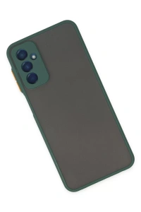 Samsung Galaxy M13 Kılıf Montreal Silikon Kapak - Yeşil