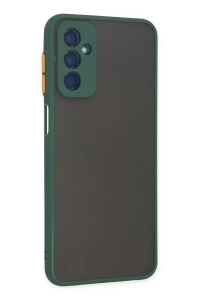 Samsung Galaxy M13 Kılıf Montreal Silikon Kapak - Yeşil