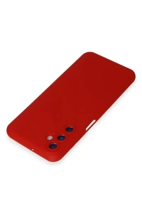 Samsung Galaxy M14 5G Kılıf Nano içi Kadife Silikon - Kırmızı