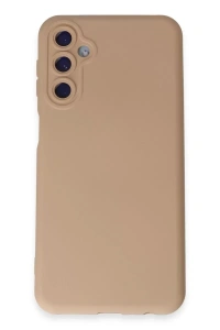 Samsung Galaxy M14 5G Kılıf Nano içi Kadife Silikon - Pudra