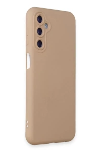 Samsung Galaxy M14 5G Kılıf Nano içi Kadife Silikon - Pudra