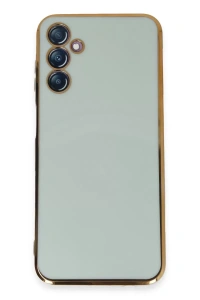 Samsung Galaxy M14 5G Kılıf Volet Silikon - Açık Yeşil
