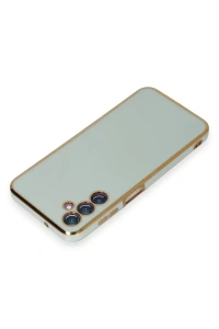 Samsung Galaxy M14 5G Kılıf Volet Silikon - Açık Yeşil