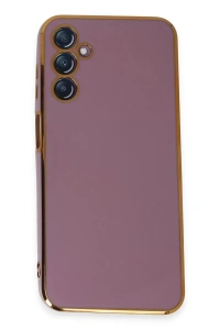 Samsung Galaxy M14 5G Kılıf Volet Silikon - Mor