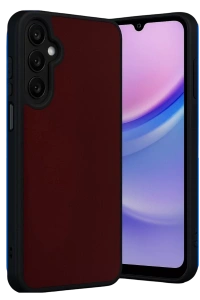 Samsung Galaxy M15 Kılıf Aras Deri Kapak - Bordo