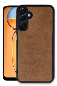 Samsung Galaxy M15 Kılıf Aras Deri Kapak - Taba