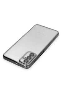 Samsung Galaxy M23 Kılıf Lensli Silikon - Siyah