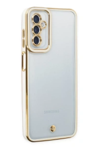 Samsung Galaxy M23 Kılıf Liva Lens Silikon - Beyaz