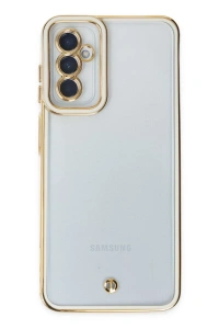 Samsung Galaxy M23 Kılıf Liva Lens Silikon - Beyaz