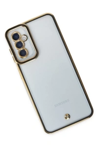 Samsung Galaxy M23 Kılıf Liva Lens Silikon - Siyah