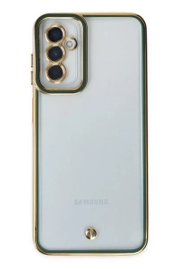Samsung Galaxy M23 Kılıf Liva Lens Silikon - Yeşil