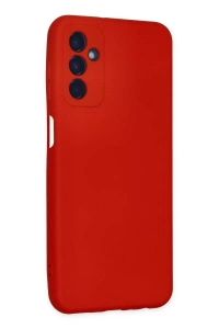 Samsung Galaxy M23 Kılıf Nano içi Kadife Silikon - Kırmızı