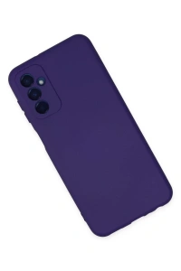 Samsung Galaxy M23 Kılıf Nano içi Kadife Silikon - Mor