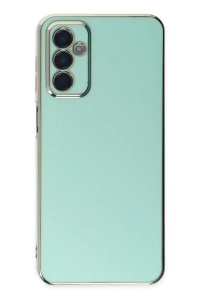 Samsung Galaxy M23 Kılıf Volet Silikon - Açık Yeşil