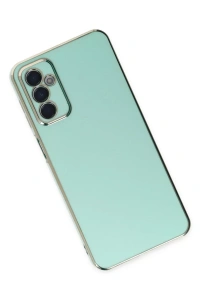 Samsung Galaxy M23 Kılıf Volet Silikon - Açık Yeşil