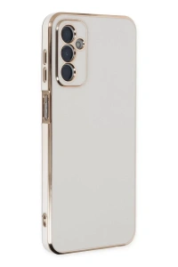 Samsung Galaxy M23 Kılıf Volet Silikon - Beyaz