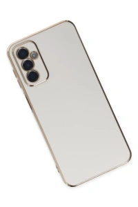 Samsung Galaxy M23 Kılıf Volet Silikon - Beyaz
