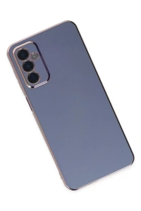 Samsung Galaxy M23 Kılıf Volet Silikon - Mavi