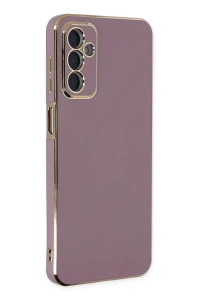 Samsung Galaxy M23 Kılıf Volet Silikon - Mor