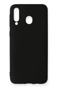 Samsung Galaxy M30 Kılıf First Silikon - Siyah
