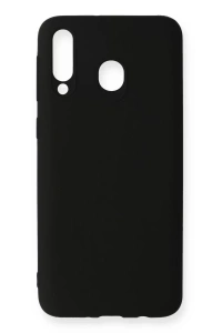 Samsung Galaxy M30 Kılıf First Silikon - Siyah