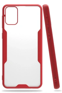 Samsung Galaxy M31 Kılıf Platin Silikon - Kırmızı