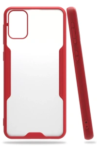 Samsung Galaxy M31 Kılıf Platin Silikon - Kırmızı