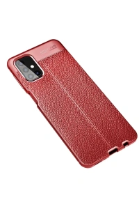 Samsung Galaxy M31S Kılıf Auto Focus Kapak - Kırmızı