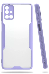 Samsung Galaxy M31S Kılıf Platin Silikon - Lila