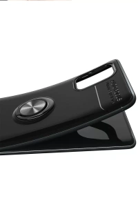 Samsung Galaxy M31S Kılıf Range Yüzüklü Silikon - Kırmızı