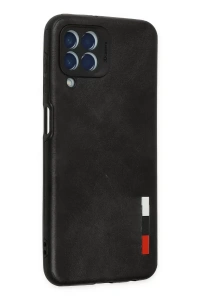 Samsung Galaxy M33 Kılıf Loop Deri Silikon - Siyah