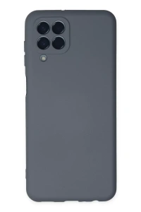Samsung Galaxy M33 Kılıf Nano içi Kadife Silikon - Gri