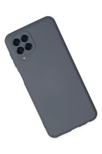 Samsung Galaxy M33 Kılıf Nano içi Kadife Silikon - Gri