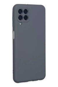 Samsung Galaxy M33 Kılıf Nano içi Kadife Silikon - Gri