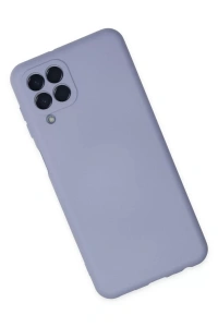 Samsung Galaxy M33 Kılıf Nano içi Kadife Silikon - Lila