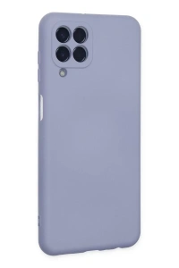 Samsung Galaxy M33 Kılıf Nano içi Kadife Silikon - Lila