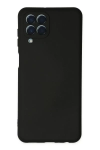 Samsung Galaxy M33 Kılıf Nano içi Kadife Silikon - Siyah