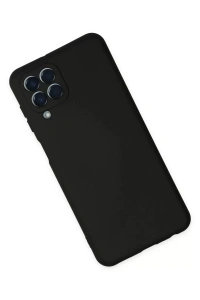 Samsung Galaxy M33 Kılıf Nano içi Kadife Silikon - Siyah